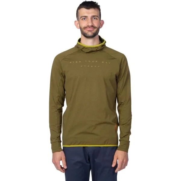 Hannah THONY HOODY Pánska mikina, khaki, veľkosť
