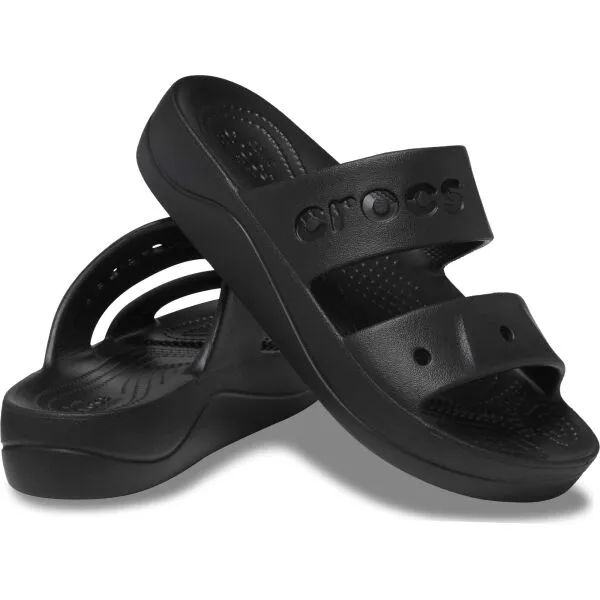 Crocs BAYA PLATFORM SANDAL Dámske šľapky, čierna, veľkosť 36/37
