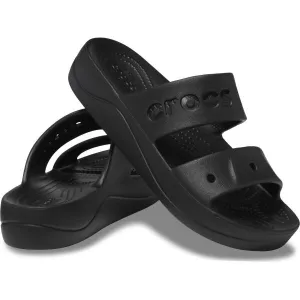 Crocs BAYA PLATFORM SANDAL Dámske šľapky, čierna, veľkosť 36/37