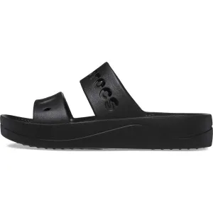 Crocs BAYA PLATFORM SANDAL Dámske šľapky, čierna, veľkosť 36/37