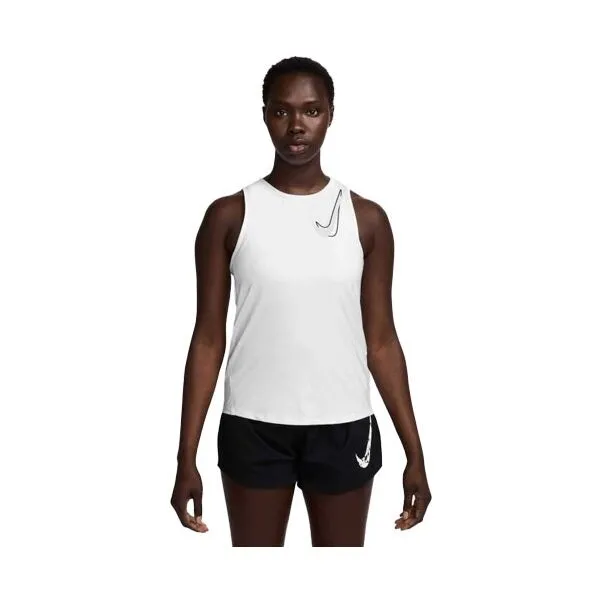 Nike ONE SWOOSH Dámske tielko, biela, veľkosť