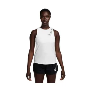Nike ONE SWOOSH Dámske tielko, biela, veľkosť