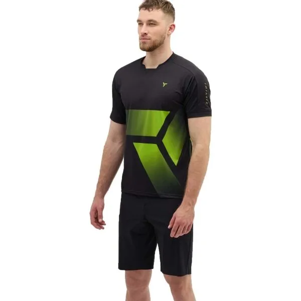 SILVINI GALLO Pánsky cyklistický dres, čierna, veľkosť