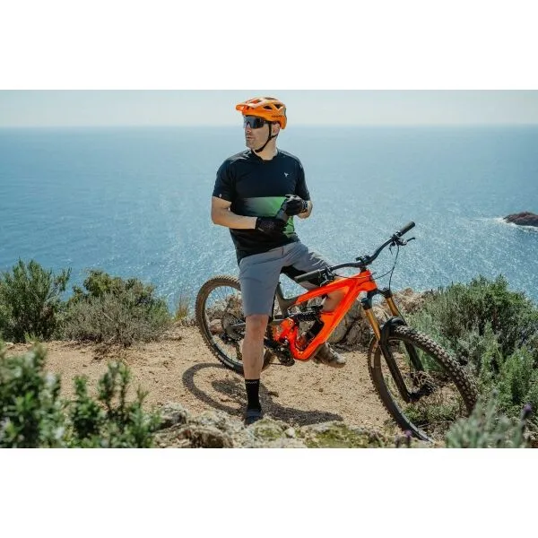 SILVINI GALLO Pánsky cyklistický dres, čierna, veľkosť