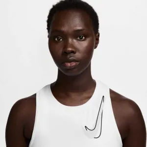 Nike ONE SWOOSH Dámske tielko, biela, veľkosť