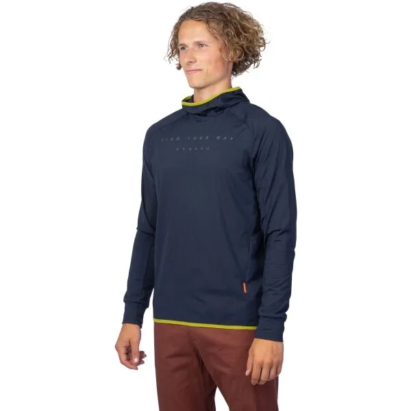 Hannah THONY HOODY Pánska mikina, tmavo modrá, veľkosť