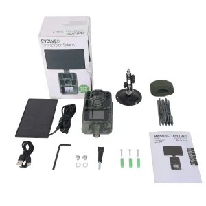 EVOLVEO StrongVision Solar A, fotopast se solárním panelem