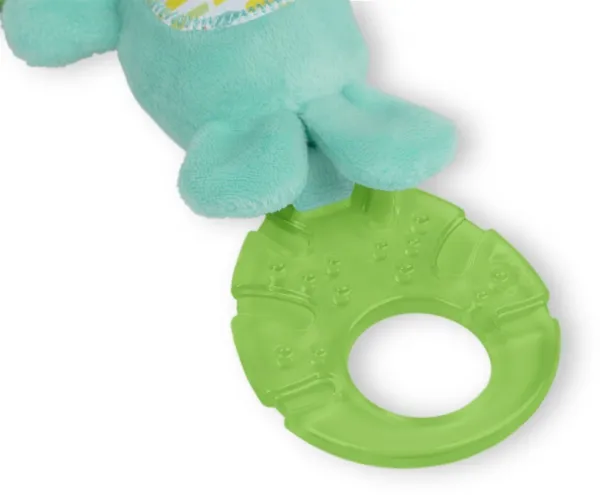 BRIGHT STARTS Hračka s melódiou na C krúžku Tug Tunes™ slon 0m+