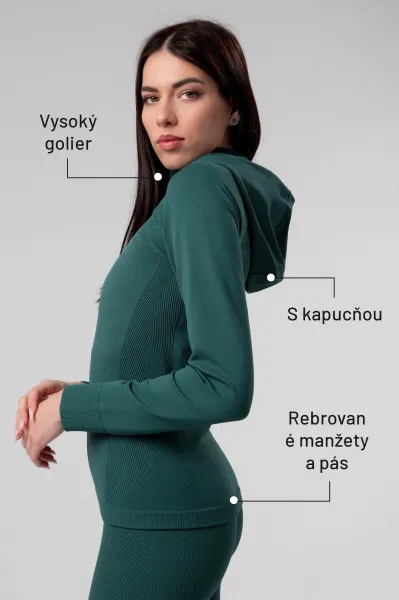 LELOSI Seamless Move mikina na zips Evelyn M