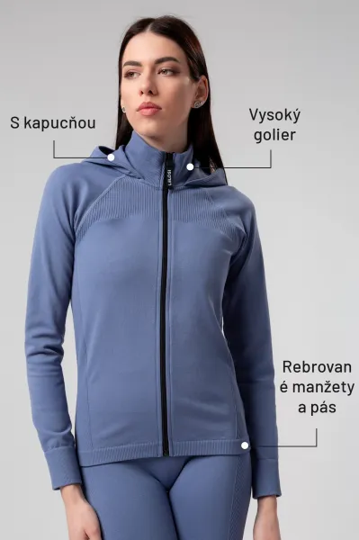 LELOSI Seamless Move mikina na zips Amelia S