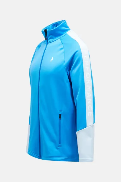Mikina na zips Peak Performance Rider Zip Jacket - brilliant blue/cloud