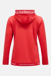 Mikina Peak Performance W Rider Tech Zip Hood Brilliant Red/Black/