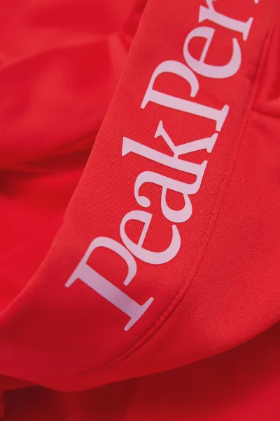 Mikina Peak Performance W Rider Tech Zip Hood Brilliant Red/Black/