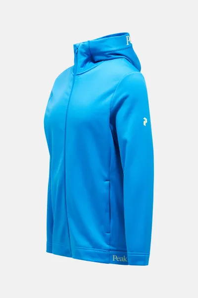 Mikina Peak Performance M Rider Tech Zip Hood Brilliant Blue