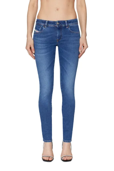 Džínsy Diesel 2018 Slandy-Low Trousers Blue