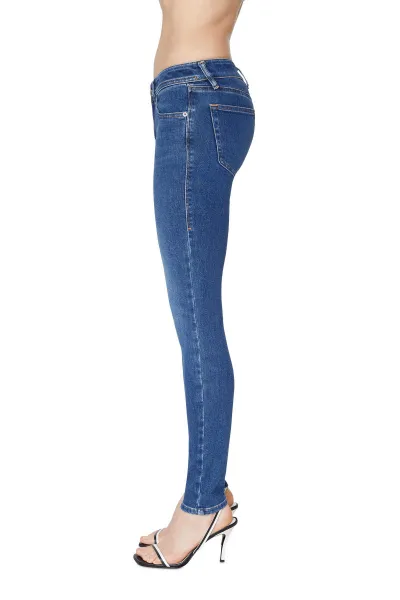 Džínsy Diesel 2018 Slandy-Low Trousers Blue