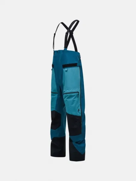 Lyžiarske nohavice Peak Performance Vertical GORE-TEX Pro Bib Pants - infinity teel