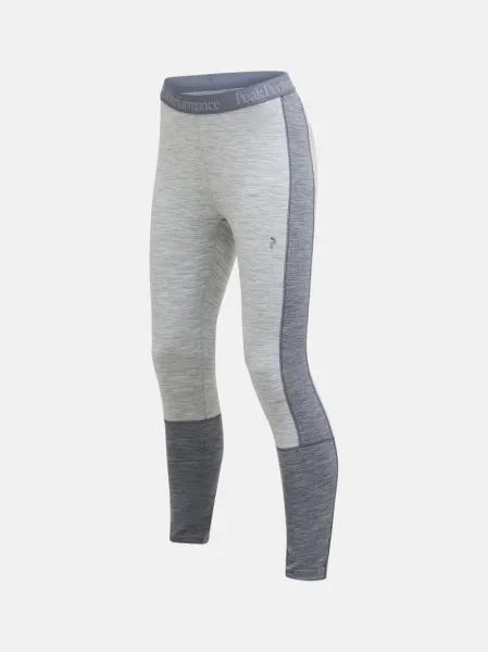 Dámske funkčné legíny Peak Performance Magic Long John - med grey melange