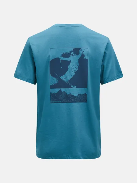 Tričko Peak Performance M Explore Graphic Tee Hydro Fresh