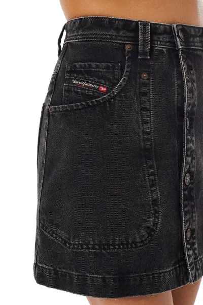 Sukňa Diesel De-Albus Skirt Black