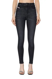 Džínsy Diesel 1984 Slandy-High Trousers Black