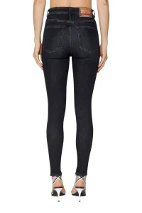 Džínsy Diesel 1984 Slandy-High Trousers Black