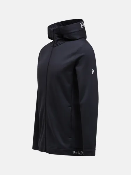 Mikina Peak Performance M Rider Tech Zip Hood Black