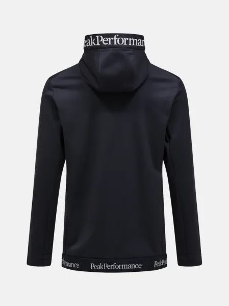Mikina Peak Performance M Rider Tech Zip Hood Black