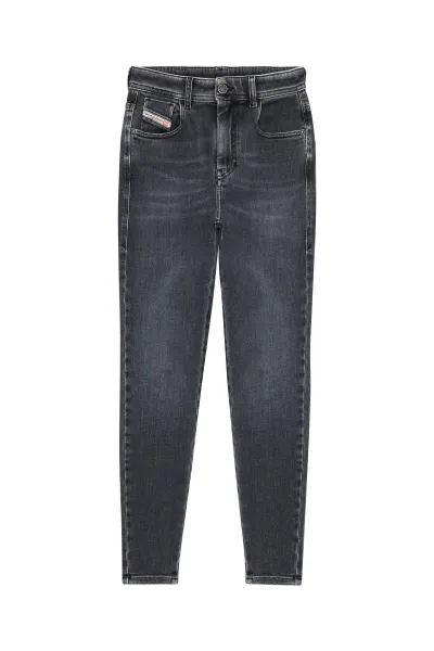 Džínsy Diesel 1984 Slandy-High Trousers Black