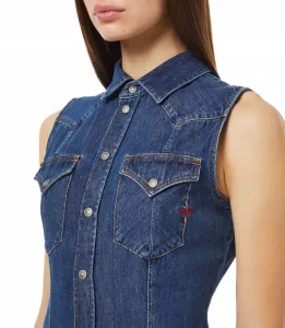 Šaty Diesel De-Glo-F Dress Blue