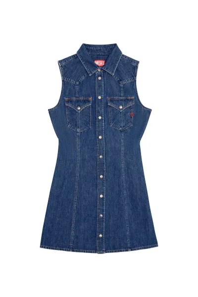 Šaty Diesel De-Glo-F Dress Blue