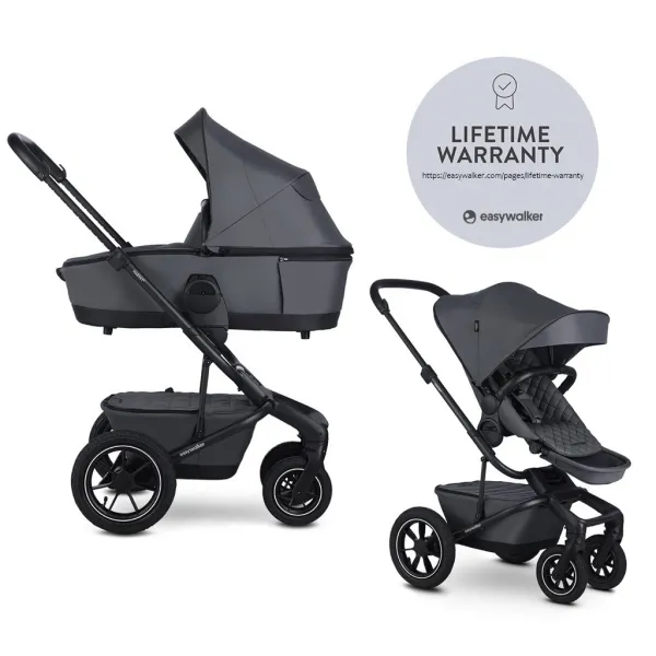 Kočík kombinovaný Harvey⁵ Premium 2v1 Mineral Grey LITE AIR