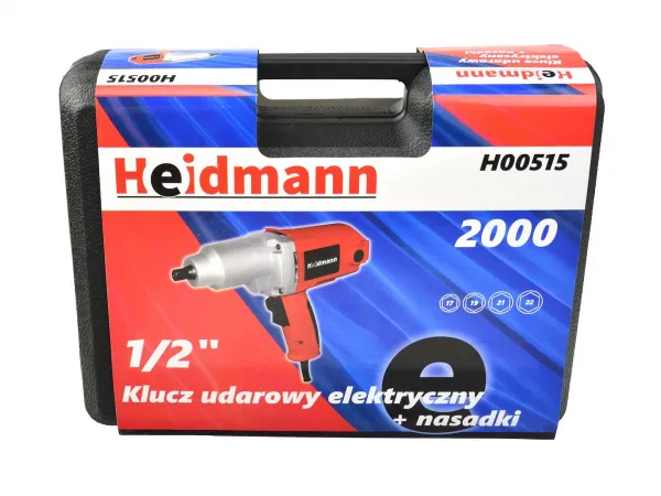 Elektrický rázový uťahovák 2000W 1/2" 320Nm, Geko H00515