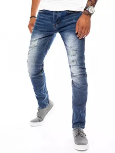 Trendy jeansové nohavice modré