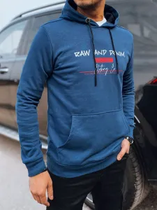 Štýlová pánska mikina modrá