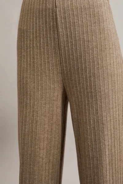 Marisse Women's Trousers Z-Sp-4520 Beige Melange