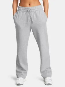 Šedé dámske športové nohavice Under Armour UA Rival Flc Straight