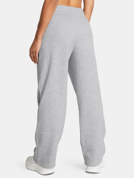 Šedé dámske športové nohavice Under Armour UA Rival Flc Straight