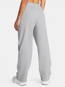 Šedé dámske športové nohavice Under Armour UA Rival Flc Straight