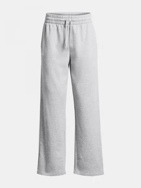 Šedé dámske športové nohavice Under Armour UA Rival Flc Straight
