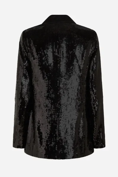 Sako Karl Lagerfeld Sequin Evening Blazer Black