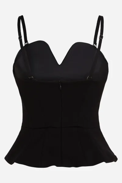 Blúzka Karl Lagerfeld Evening Top Black