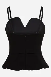 Blúzka Karl Lagerfeld Evening Top Black