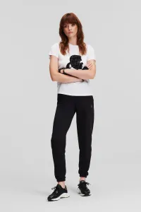 Tepláky Karl Lagerfeld Ikonik 2.0 Glitter Sweatpants Black