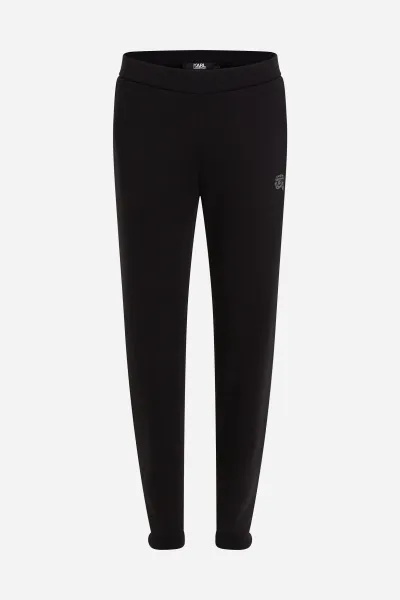Tepláky Karl Lagerfeld Ikonik 2.0 Glitter Sweatpants Black