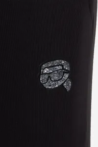Tepláky Karl Lagerfeld Ikonik 2.0 Glitter Sweatpants Black