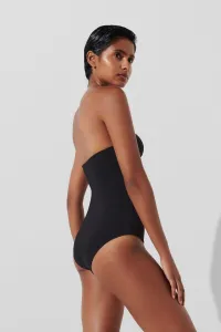 Plavky Karl Lagerfeld Karl Dna Strapless Swimsuit Black