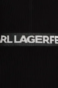 Šaty Karl Lagerfeld Lslv Logo Knit Dress Black