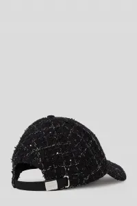 Šiltovka Karl Lagerfeld K/Signature Boucle Cap Black