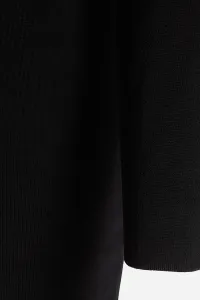 Šaty Karl Lagerfeld Cut Out Dress Black